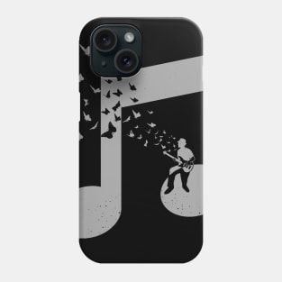 Bass Guitar Butterfly Phone Case