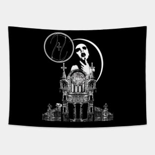 Black Metal Church Burner Witchcraft Tapestry