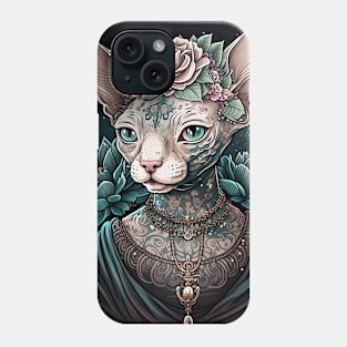 Sphynx Enchanted Rose Fantasy Phone Case