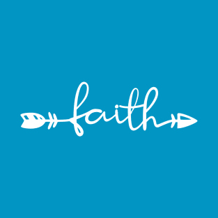 Faith Arrow Christian Design T-Shirt