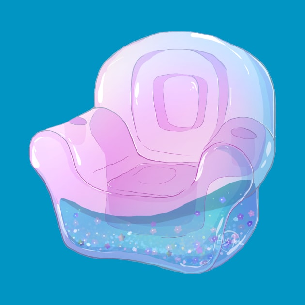 90s Nostalgia Series: Inflatable Chair by paintdust