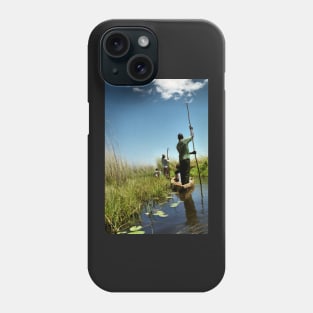 Mokoro Safari, Okavango Delta, Botswana Phone Case