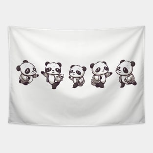 Dancing Panda Tapestry