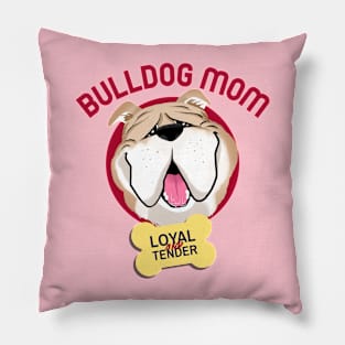 Bulldog Mom Pillow