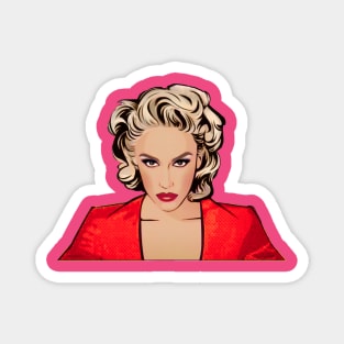 Gwen Stefani Ska Singer Voice Pop Art Magnet