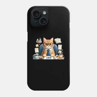 Lovely Feline Boss Phone Case