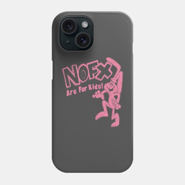 90s nofx are for kids pink Phone Case by Tangan Pengharapan