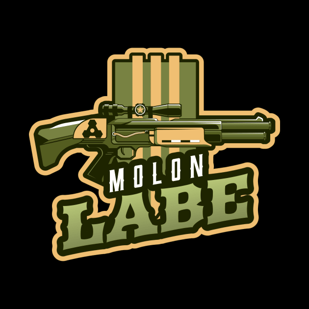 Shotgun With A Scope | Molon Labe by Mega Tee Store