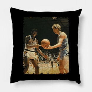 Magic Johnson vs Larry Bird Pillow