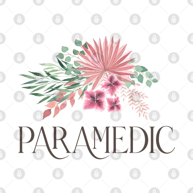 Paramedic - Bohemian Floral Bouquet Design by best-vibes-only