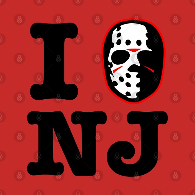I Hockey Mask New Jersey! by GodsBurden