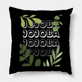 Jojoba leaf design Pillow