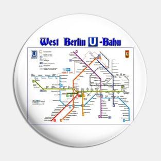 Vintage West Berlin U-Bahn Pin