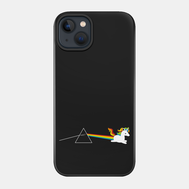 The dark side of the unicorn - Pink Floyd - Phone Case