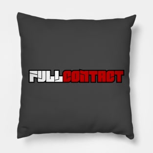 Full Contact Karate MMA Martial Arts Logo Pillow