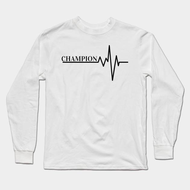 white long sleeve shirt champion