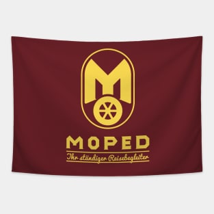 Moped Mitropa Logo Parodie - your constant travel companion Tapestry