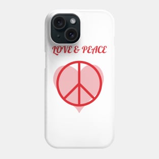 LOVE & PEACE Phone Case