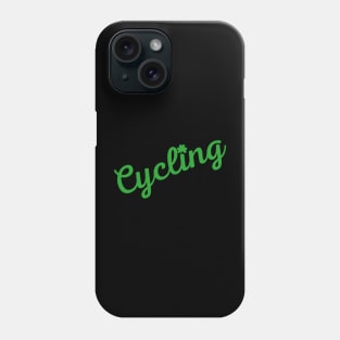 CYCLING IS MY LUCKY CHARM - CYCLING T-SHIRT / CYCLING GIFTS / ST PATRICKS DAY GIFTS / FUN CYCLING T-SHIRT // CYCLING GIFTS / GIFTS FOR A CYCLIST / FUN CYCLING T-SHIRT / CYCLIST DAD GIFTS / CYCLING MOM GIFTS / CYCLIST BIRTHDAY GIFT Phone Case