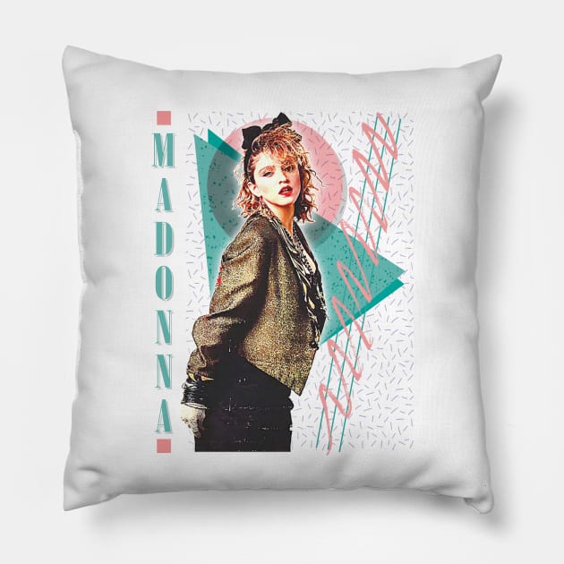 Madonna /\/ Original 80s Vintage Style Design Pillow by DankFutura