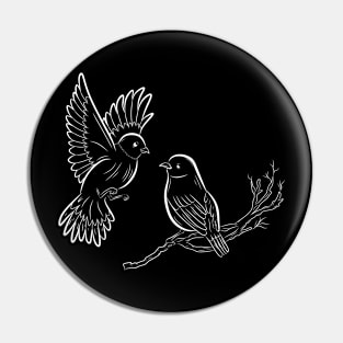 two birds Pin