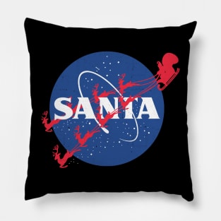 NASA Santa logo Pillow