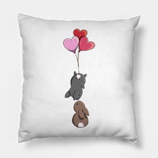 Lover Bunnies Pillow