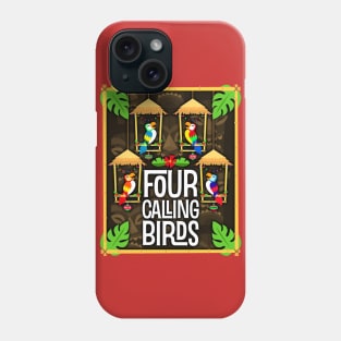 Four Calling Birds Phone Case