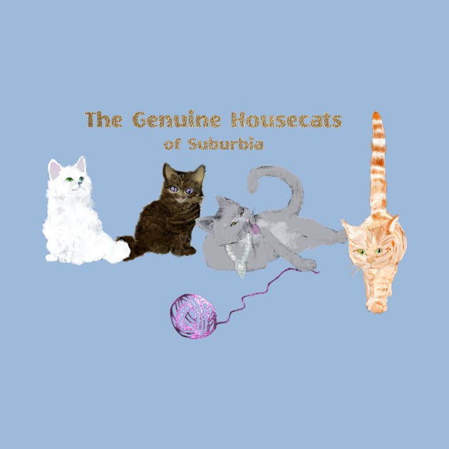 The Genuine Housecats of Suburbia by cecilestees