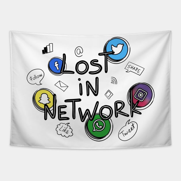 Lost in network Tapestry by GerganaR