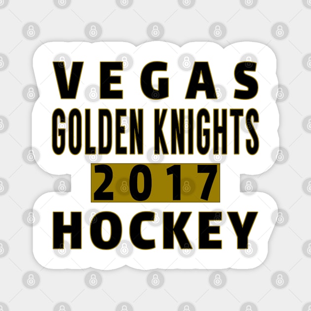 Vegas Golden Knights Hockey Classic Magnet by Medo Creations