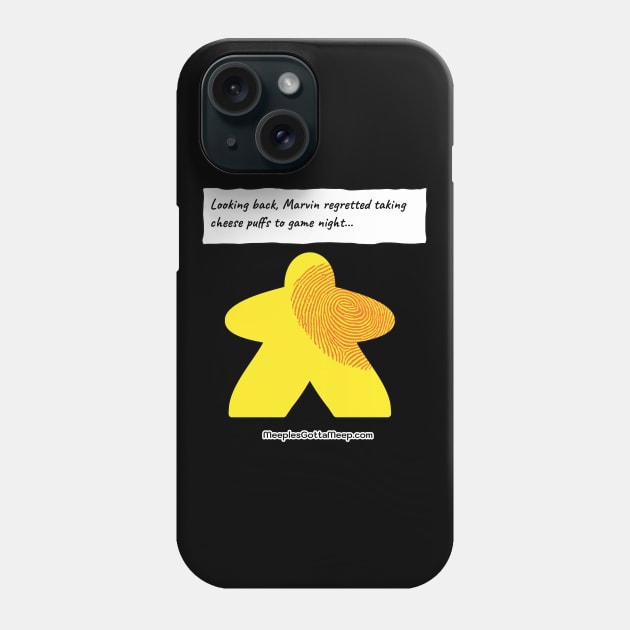 Cheese Puffs, yellow Phone Case by MeeplesGottaMeep