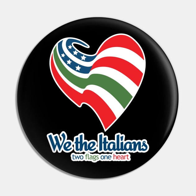 We the Italians Pin by We the Italians