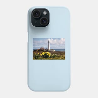 St Mary's Island in springtime Phone Case