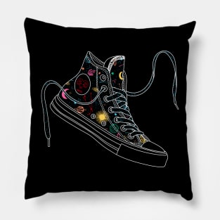 Aries high tops - Pastel &amp; black Pillow