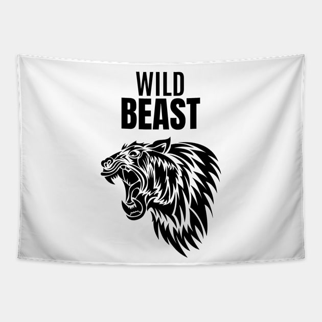 Wild Beast - berserker Tapestry by RIVEofficial