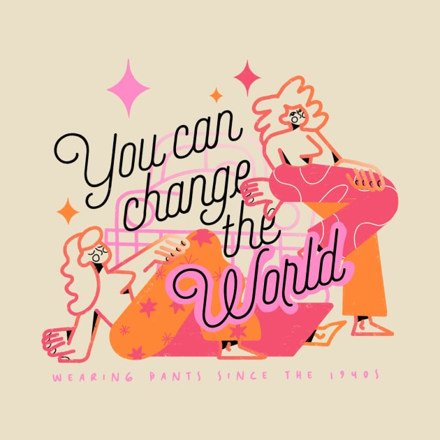 You can change the world by Living in Patterns by Laura