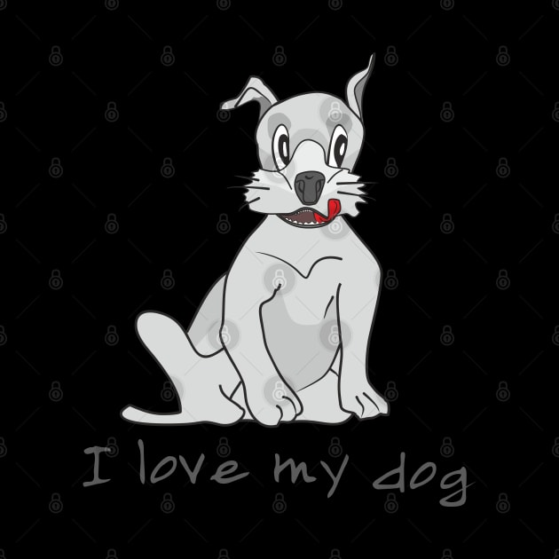 I love my dog by Alekvik