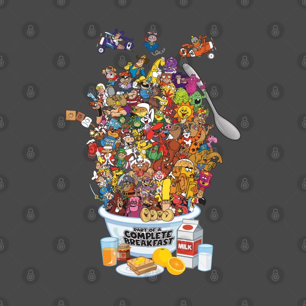 Cereal Mascots - Part of a Complete Breakfast! by Chewbaccadoll