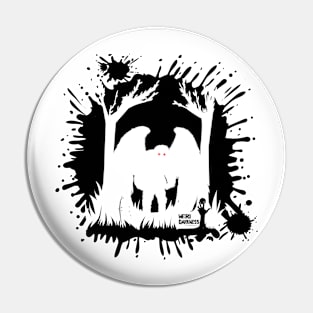 Mothman Splotch Pin