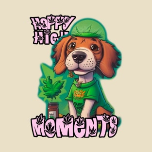 Little Stoner Dog #1 – HAPPY HIGH MOMENTS T-Shirt