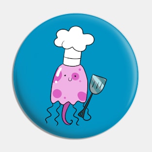 Chef Jelly Fish Pin