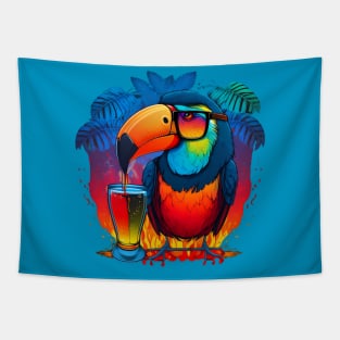 Hector toucan, miami style Tapestry