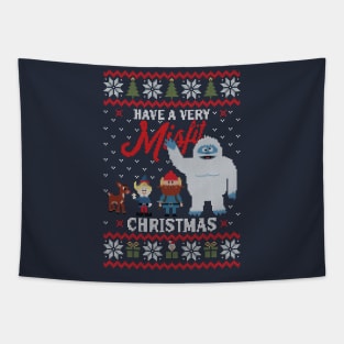 Misfit Christmas Sweater Tapestry