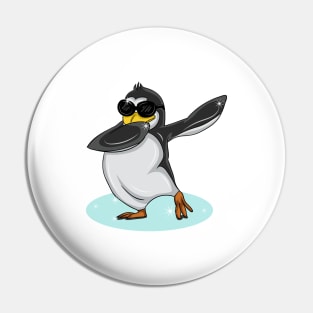 'Dabbing Dancing Penguin' Funny Dabbing Animal Gift Pin