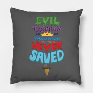 Evil Queens and Princesses Pillow