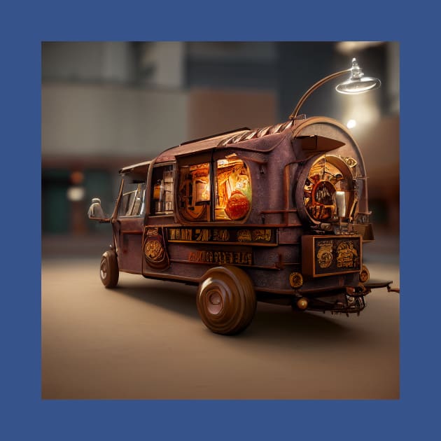 Steampunk Tokyo Ramen Food Truck by Grassroots Green