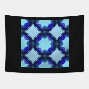 Mid Mod Star Quilt Blue Tapestry