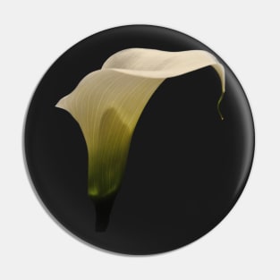 White Calla Lily Pin