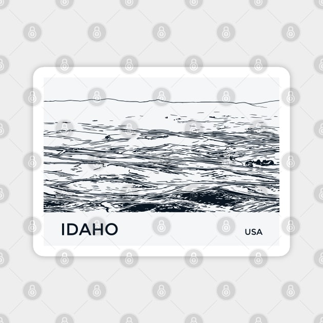 Idaho USA Magnet by Lakeric